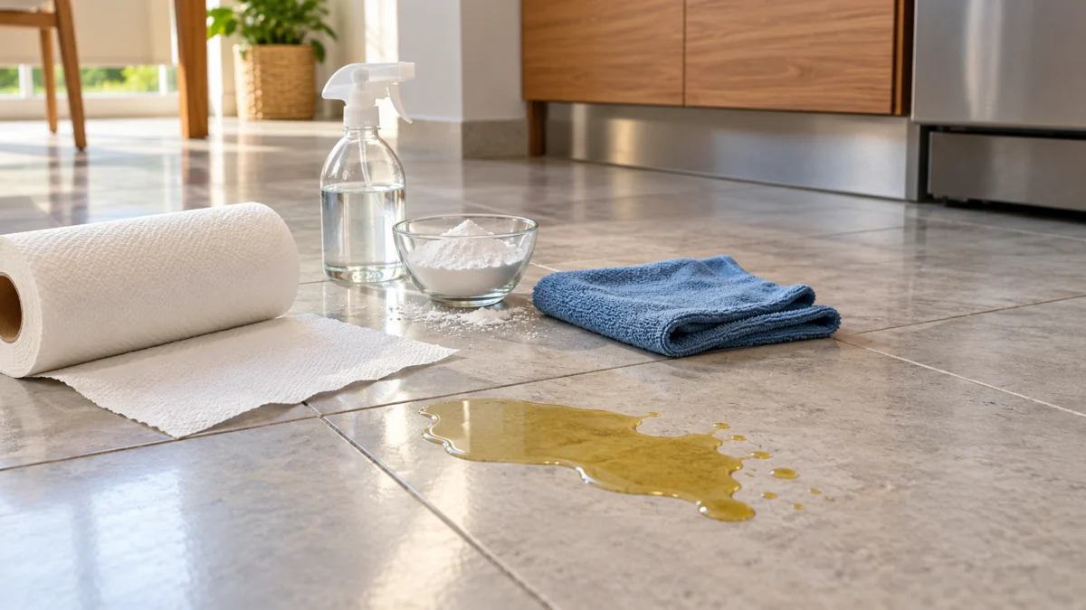quitar aceite del suelo sin dejar cercos