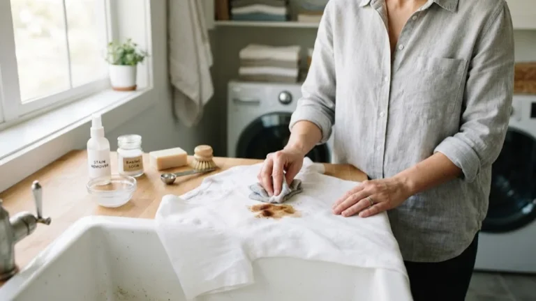quitar manchas de café de la ropa